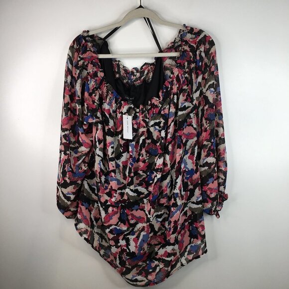 Lane Bryant Multicolor Lined Top Size 22/24. NWT - Picture 1 of 8
